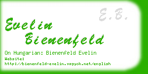 evelin bienenfeld business card